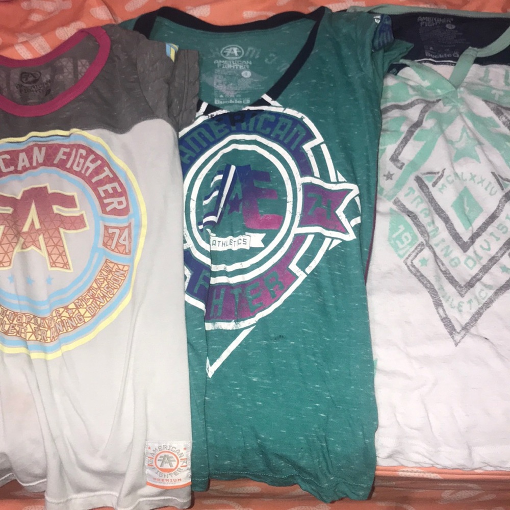 American fighter shirts